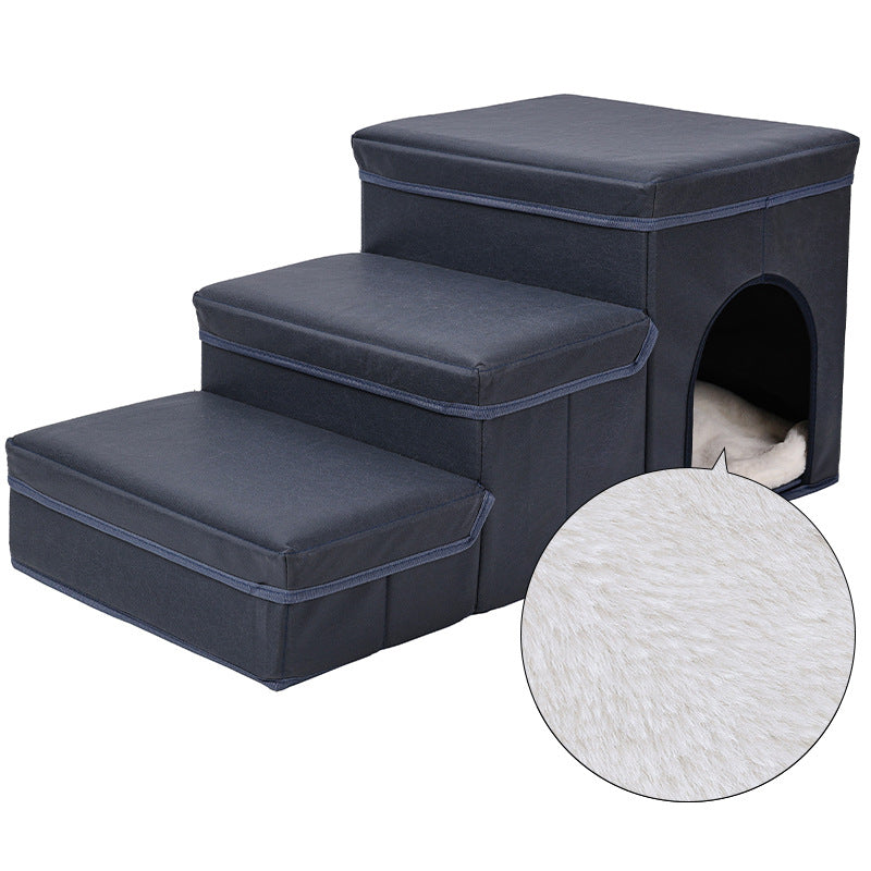 Multifunctional dog stairs pets access elevated areas like sofas and beds safely.