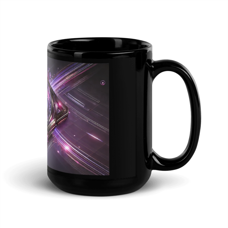 Black Glossy Mug